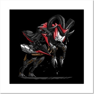 Suzuki GSX S1000 Goat Posters and Art